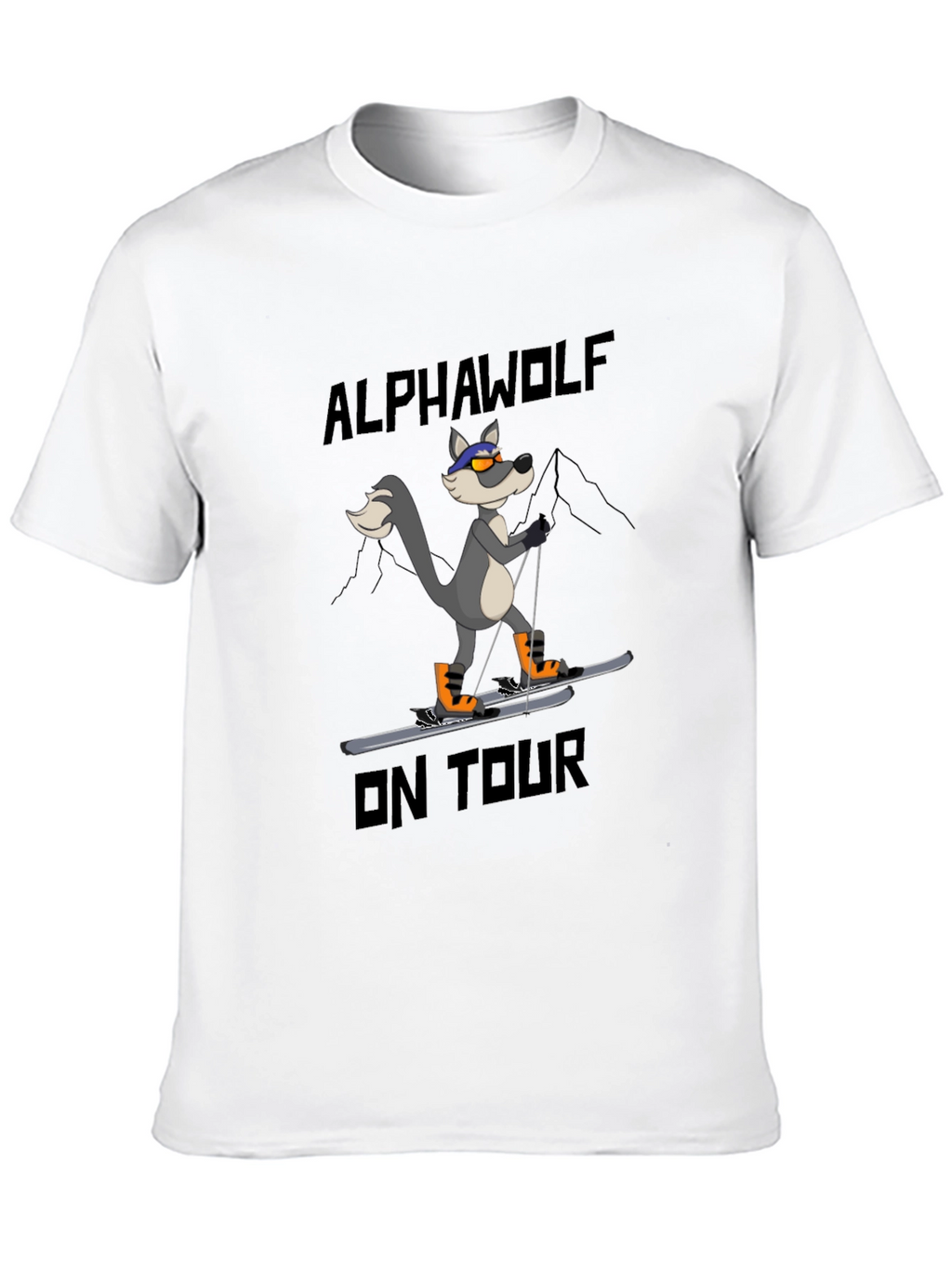 Alpha Wolf On Tour Graphic T-Shirt