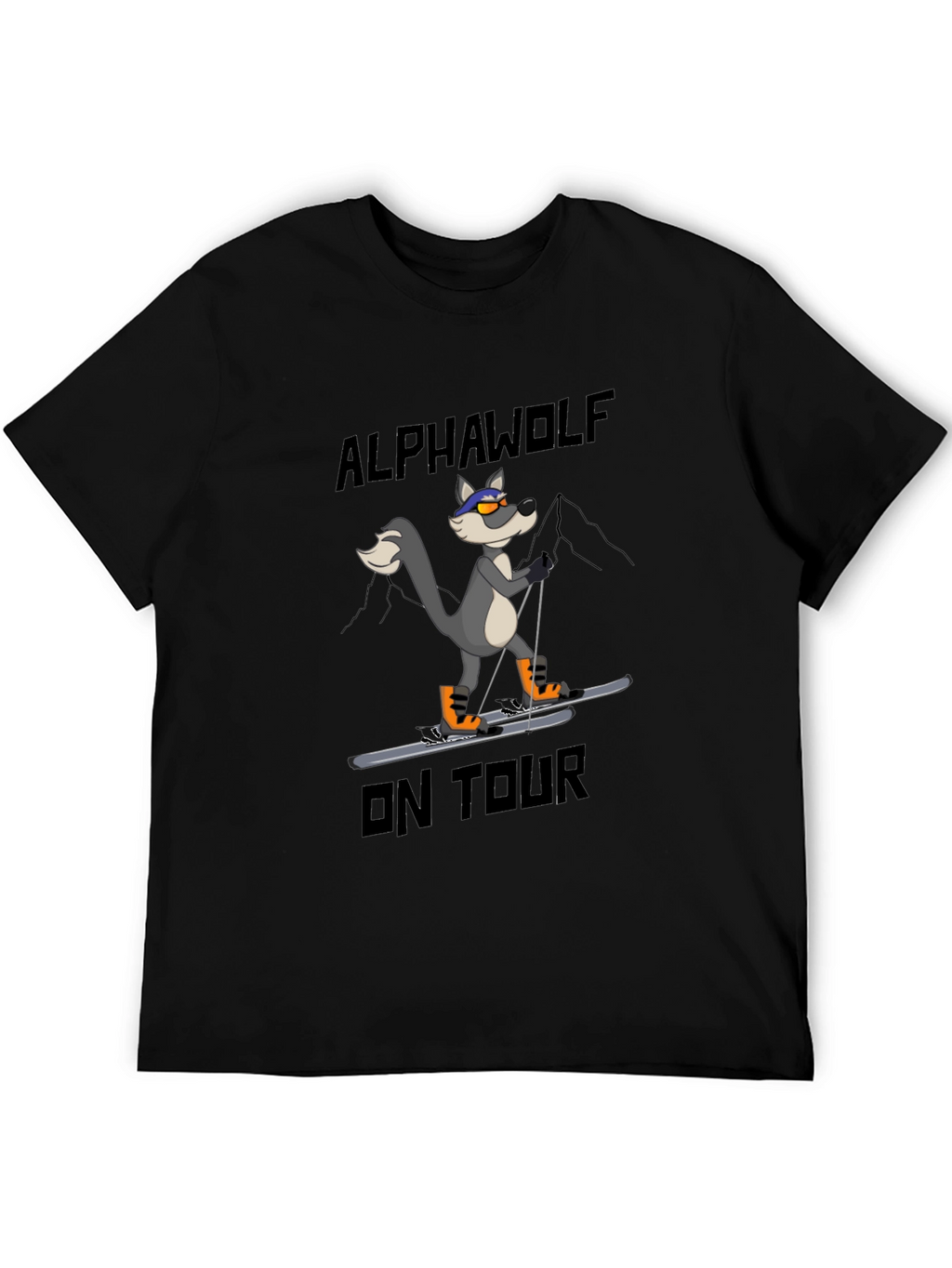 Alpha Wolf On Tour Graphic T-Shirt