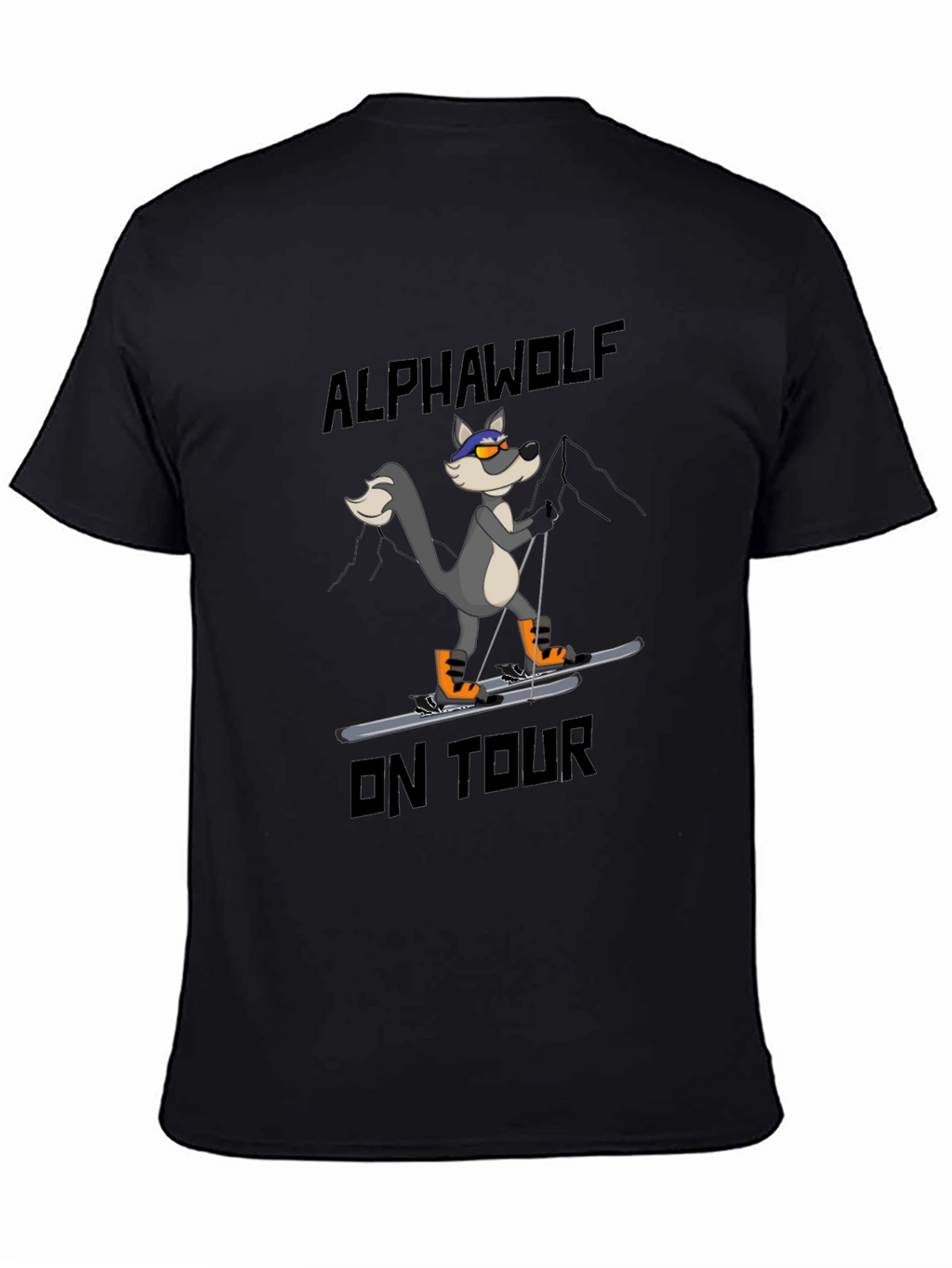Alpha Wolf On Tour Graphic T-Shirt