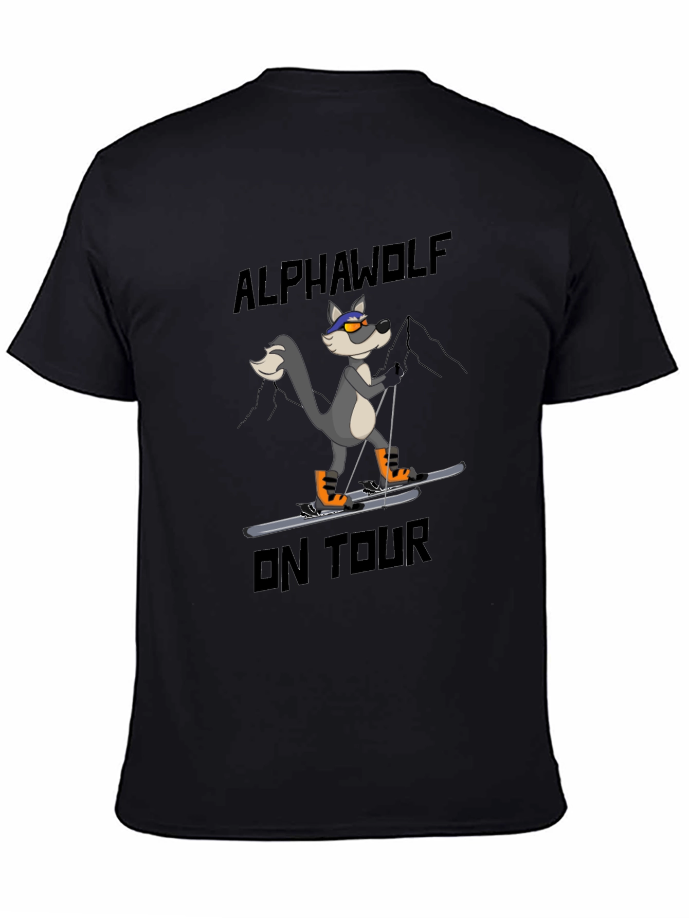 Alpha Wolf On Tour Graphic T-Shirt