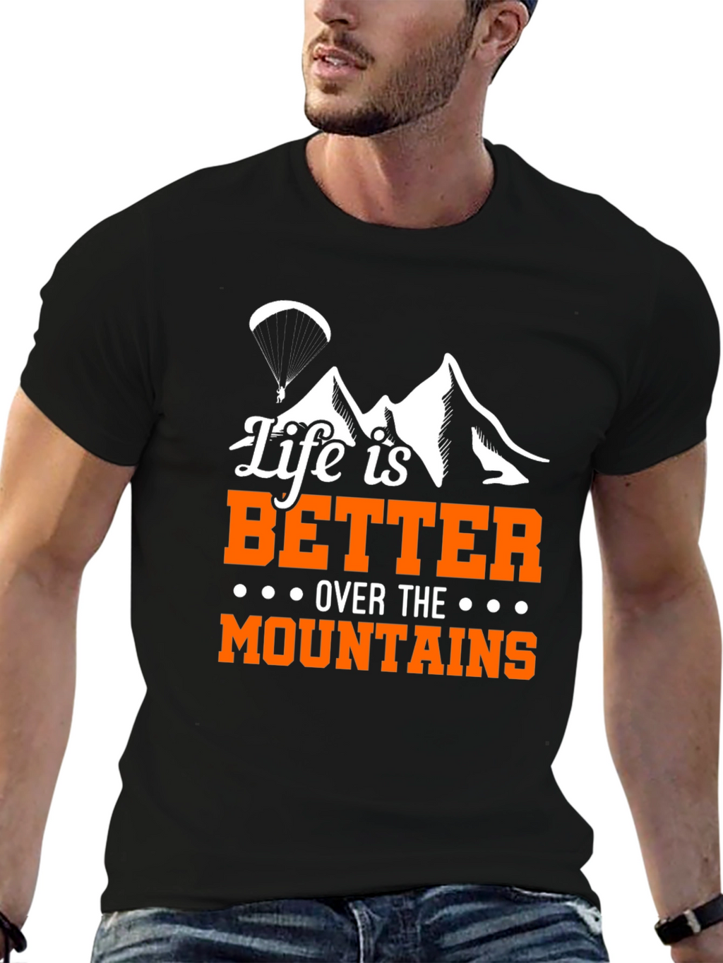 Life is Better Over Mountains Graphic Tee