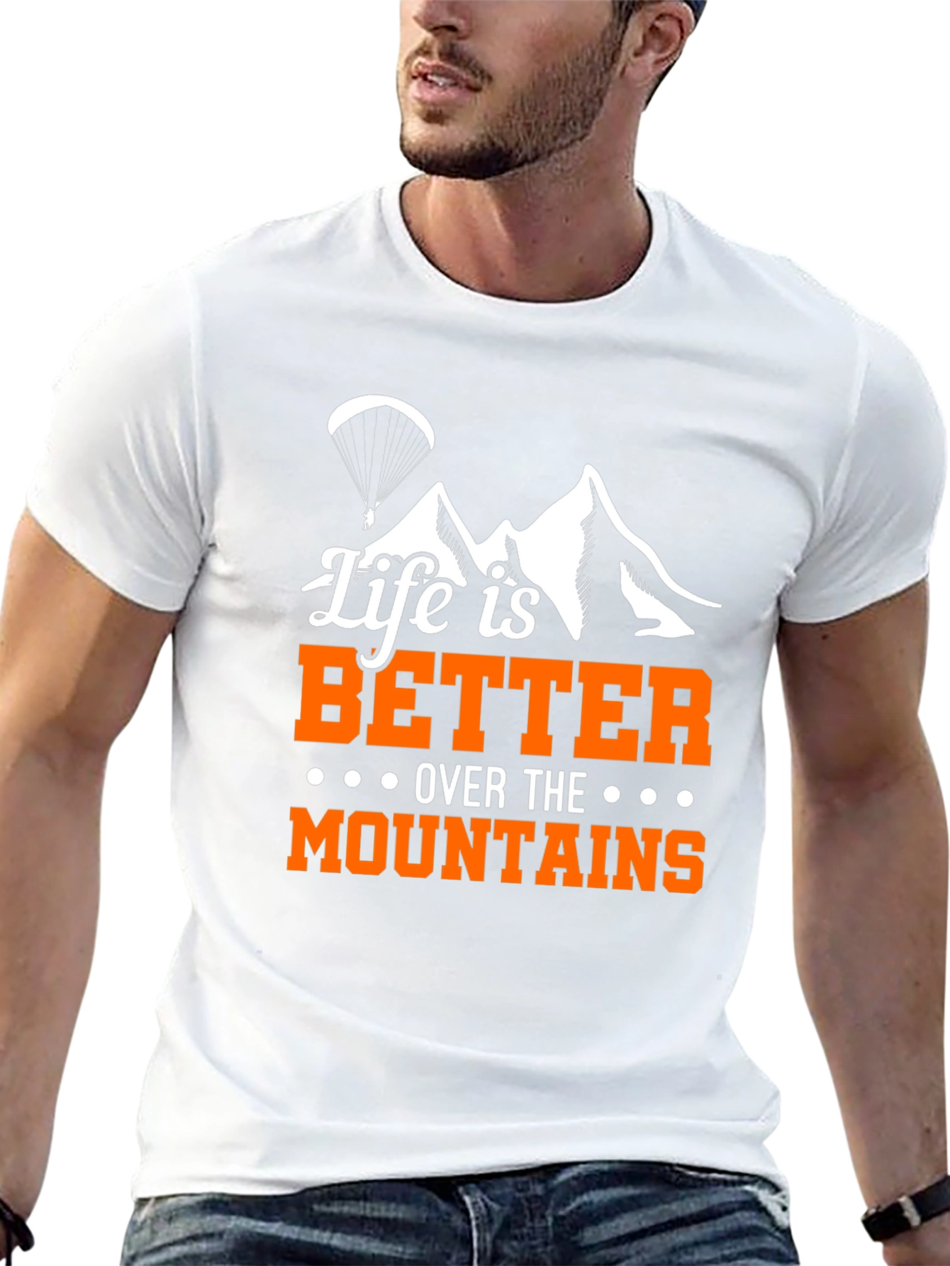 Life is Better Over Mountains Graphic Tee