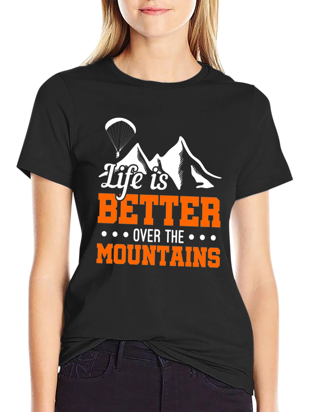 Life is Better Over Mountains Graphic Tee