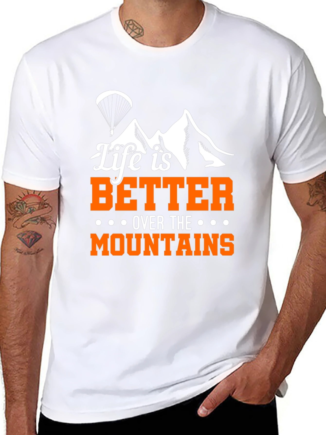 Life is Better Over Mountains Graphic Tee