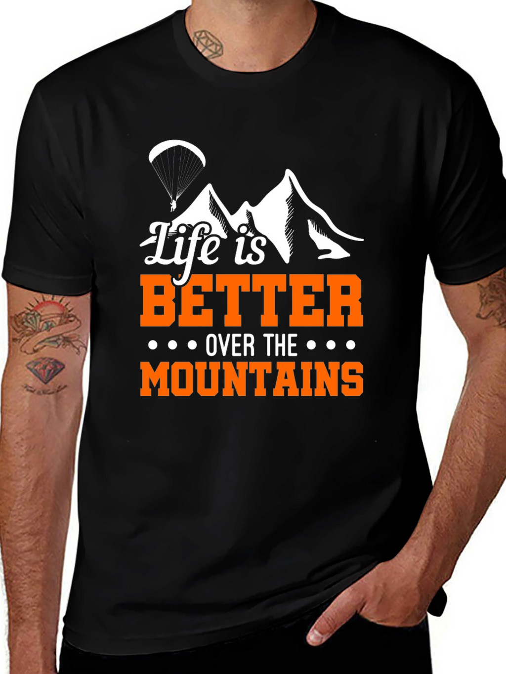 Life is Better Over Mountains Graphic Tee