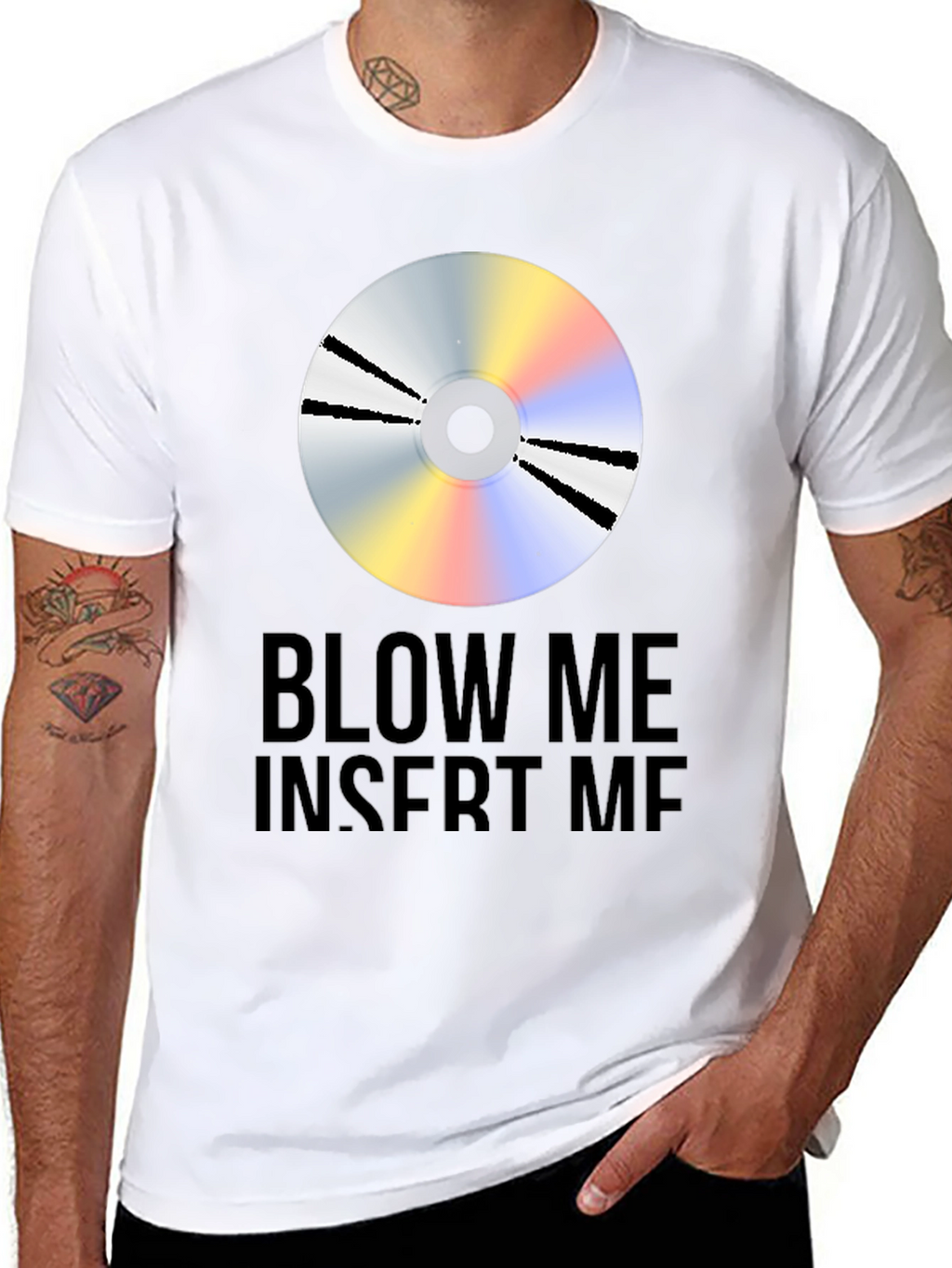 Blow Me Insert Me Graphic Tee