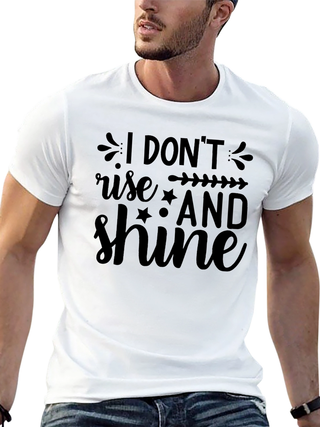 I Dont Rise and Shine Graphic Tee