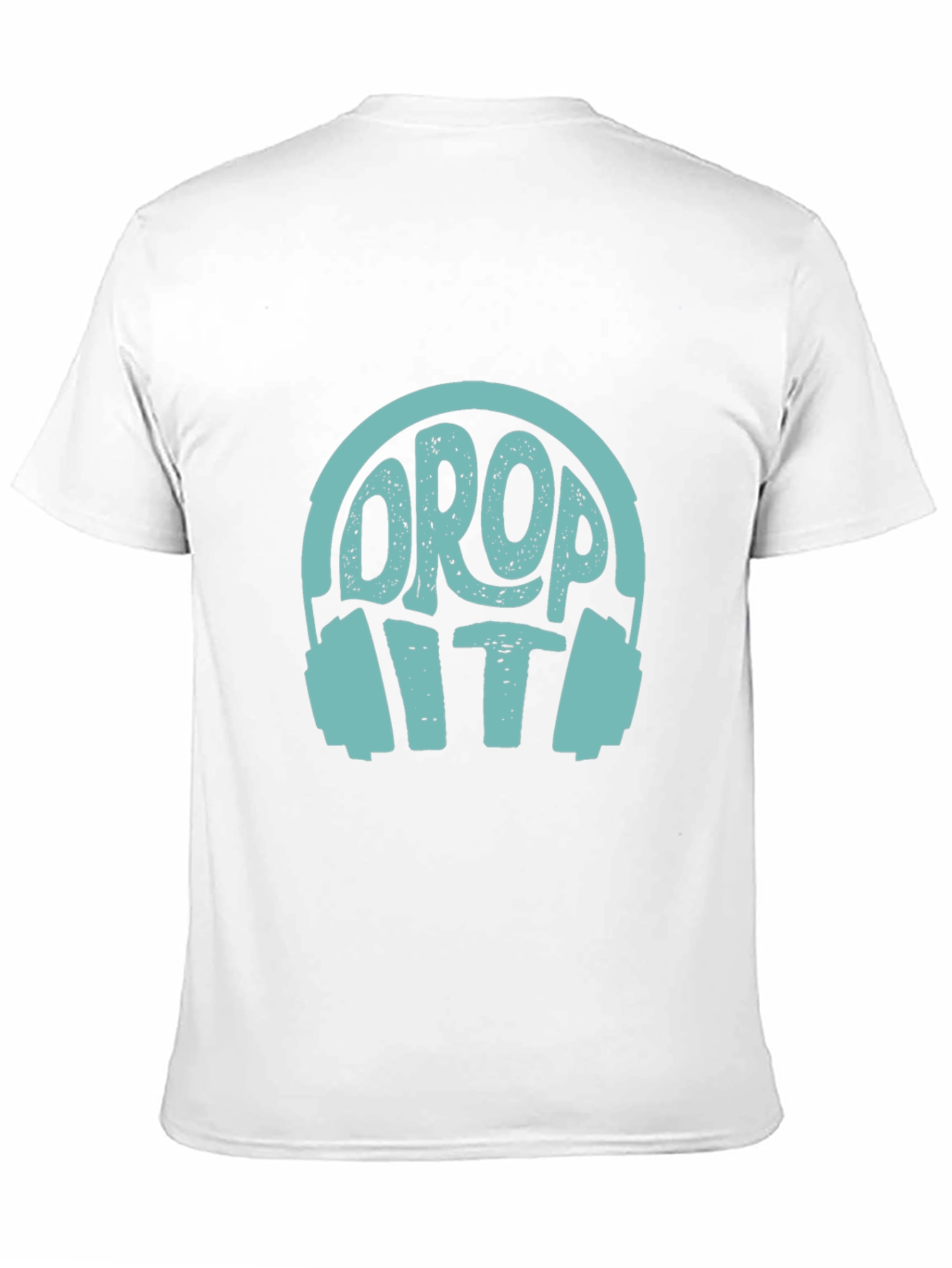 Drop It! Graphic T-Shirt - Cool DJ Headphone Tee