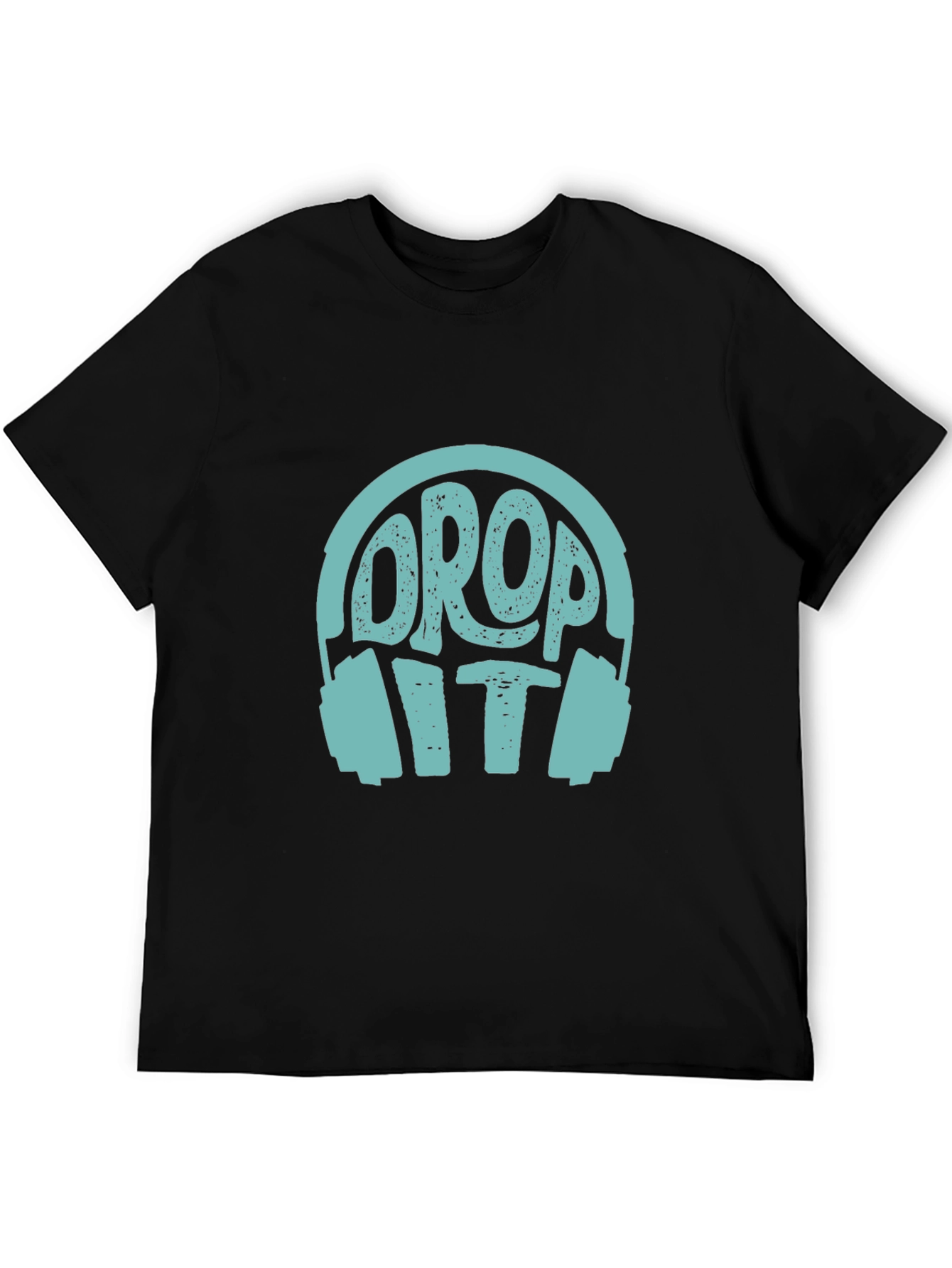 Drop It! Graphic T-Shirt - Cool DJ Headphone Tee