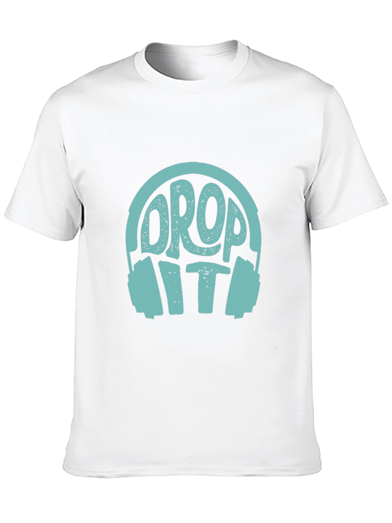 Drop It! Graphic T-Shirt - Cool DJ Headphone Tee
