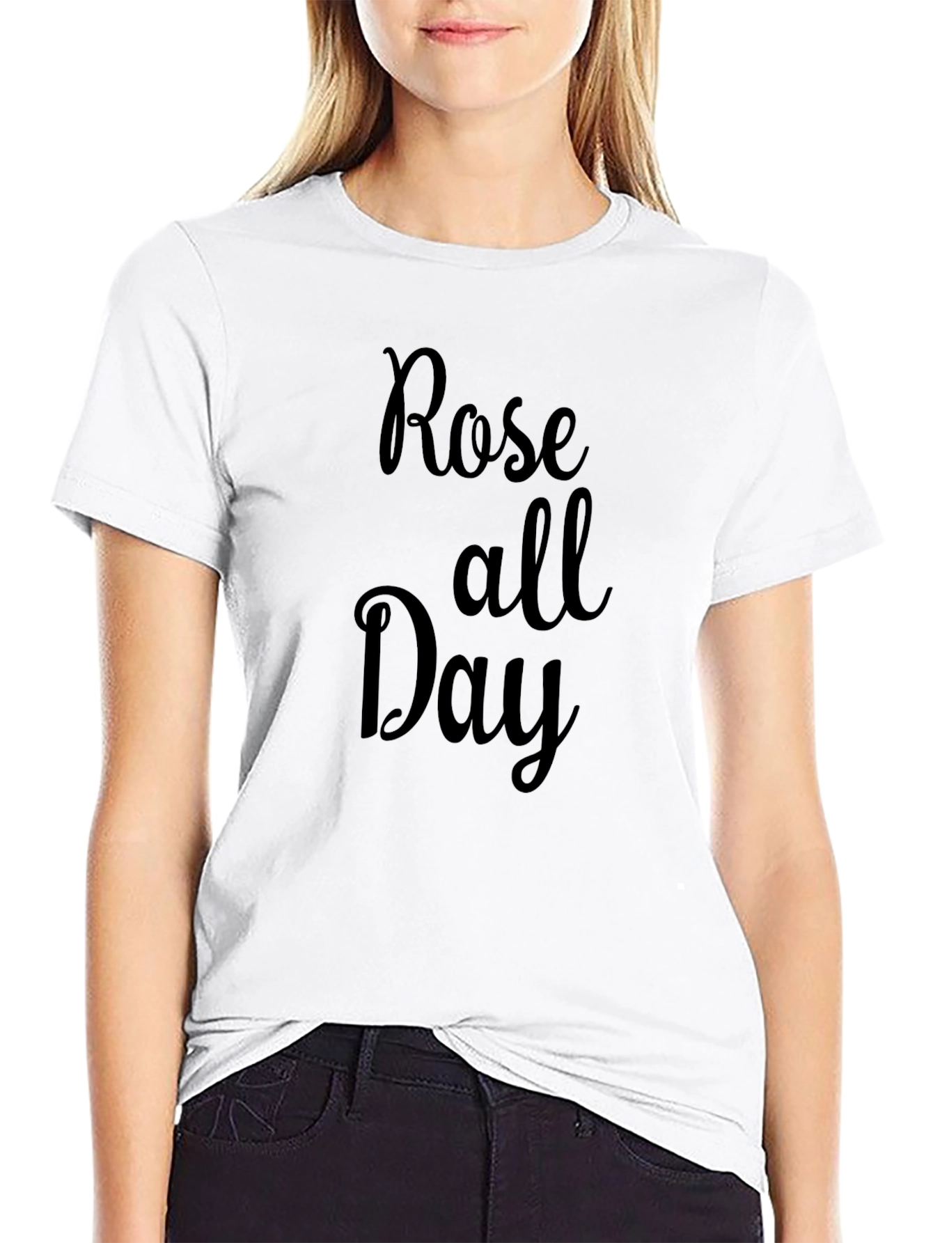 Rose All Day Graphic T-Shirt