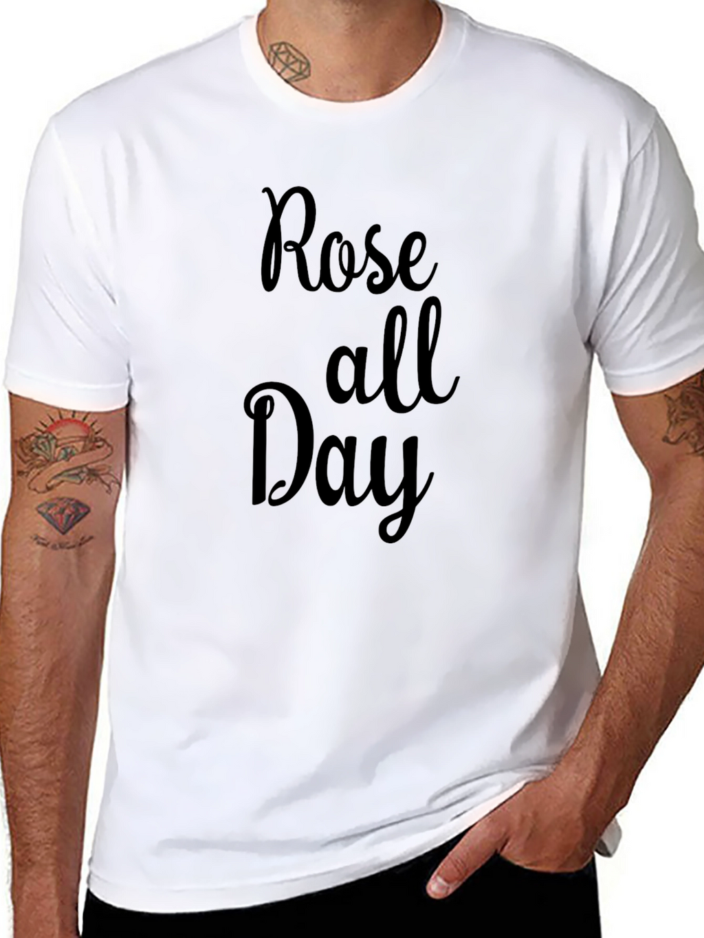 Rose All Day Graphic T-Shirt