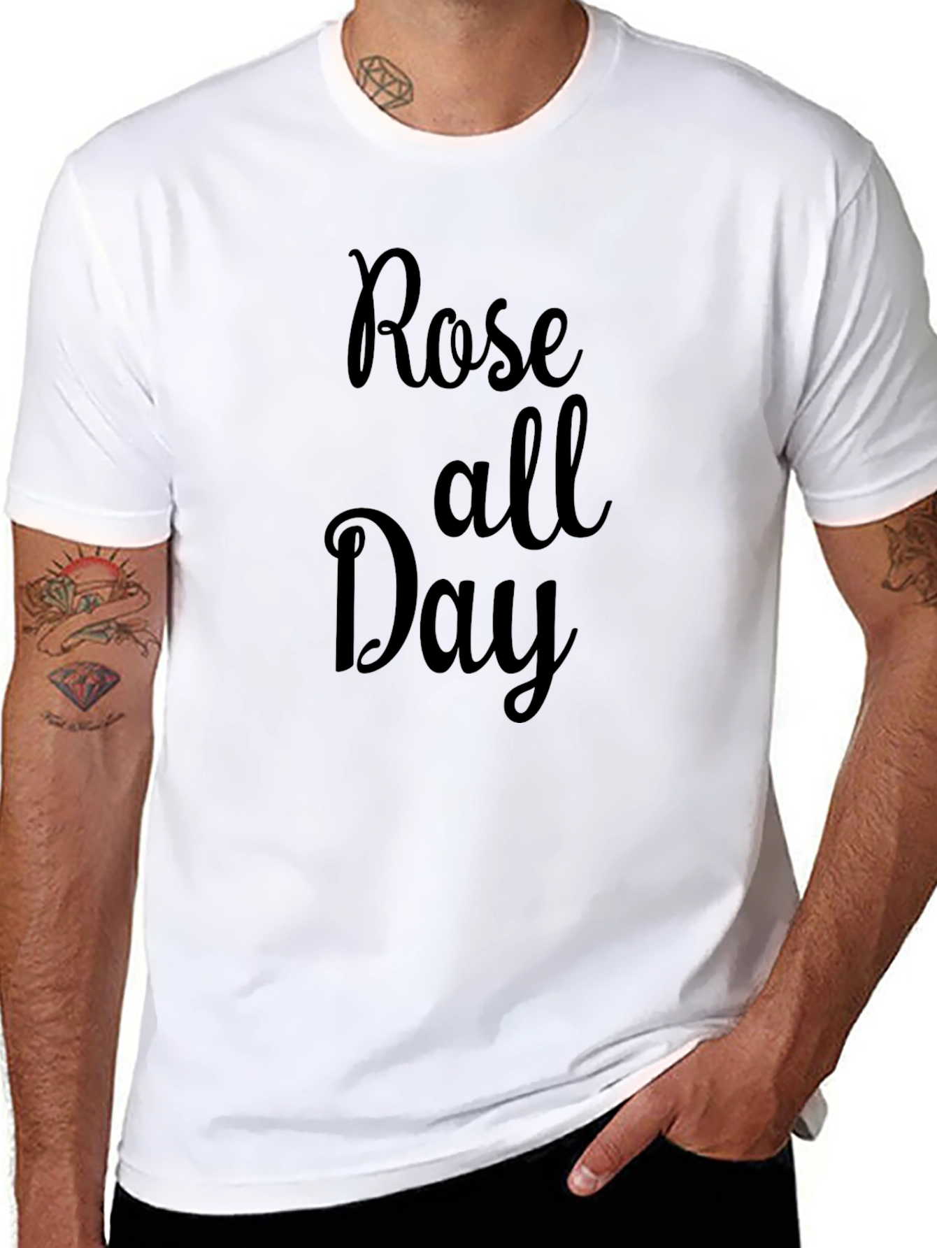 Rose All Day Graphic T-Shirt