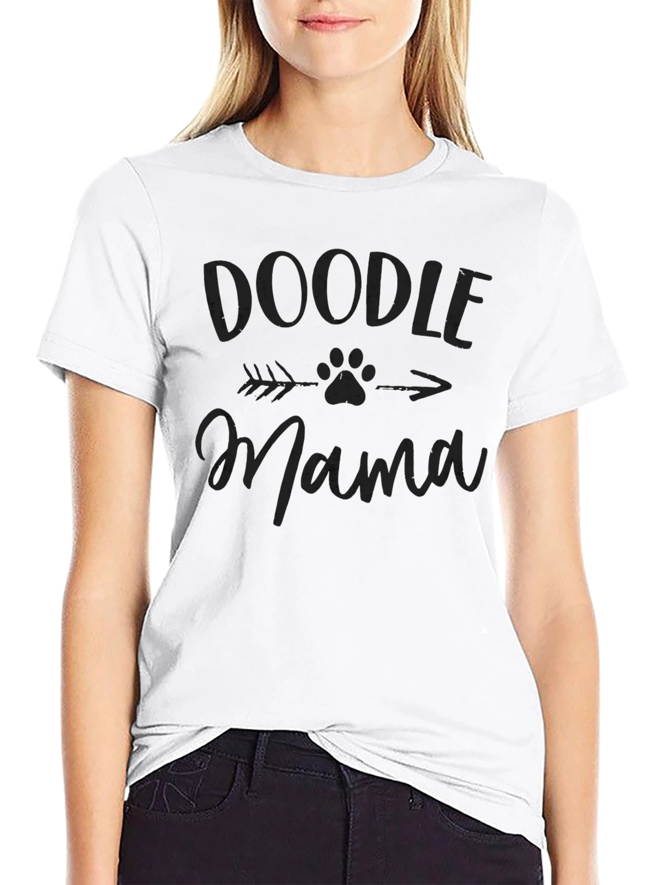 Doodle Mama Black T-Shirt