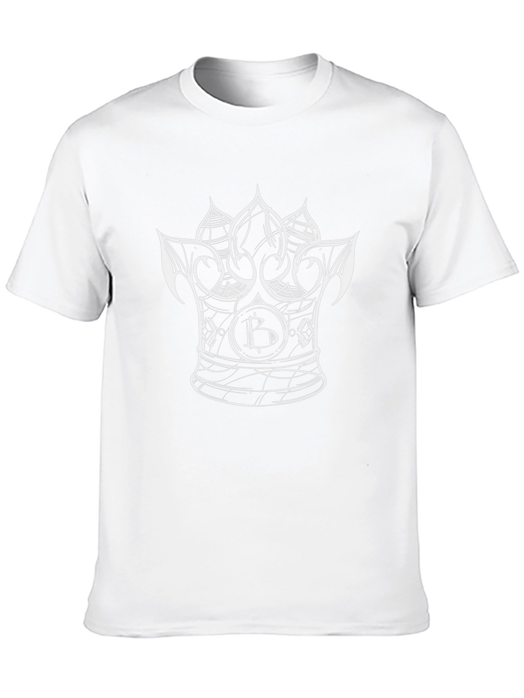 Bitcoin King T-Shirt - Crypto Crown Design