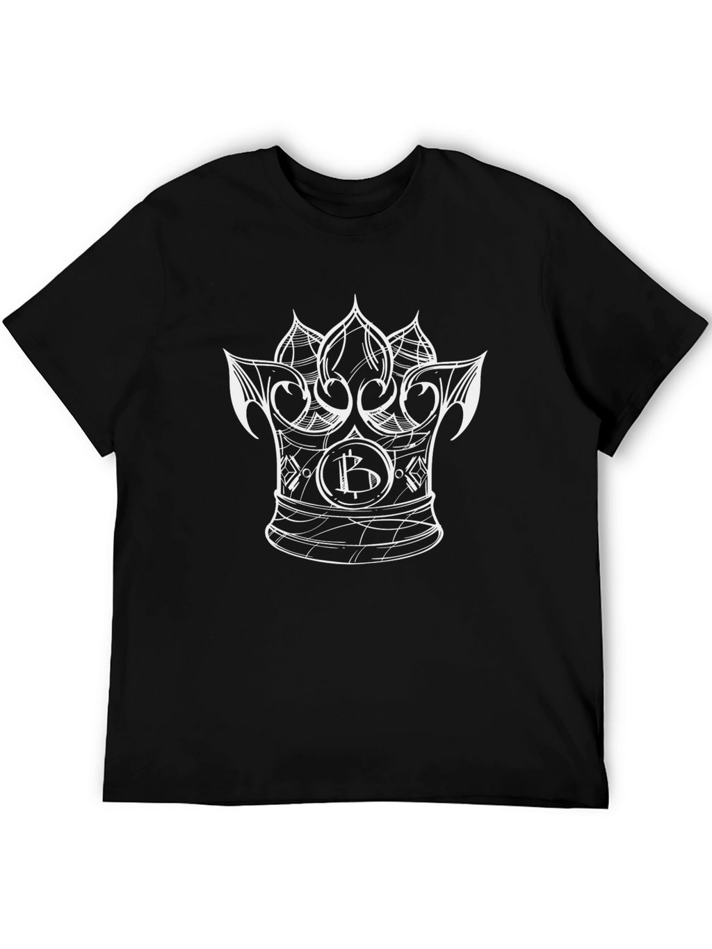 Bitcoin King T-Shirt - Crypto Crown Design