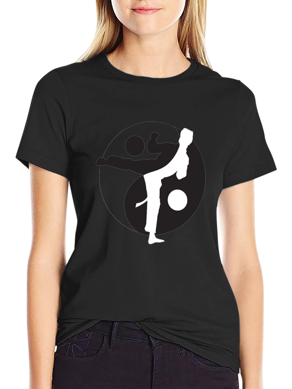 Martial Arts Yin Yang Graphic Tee