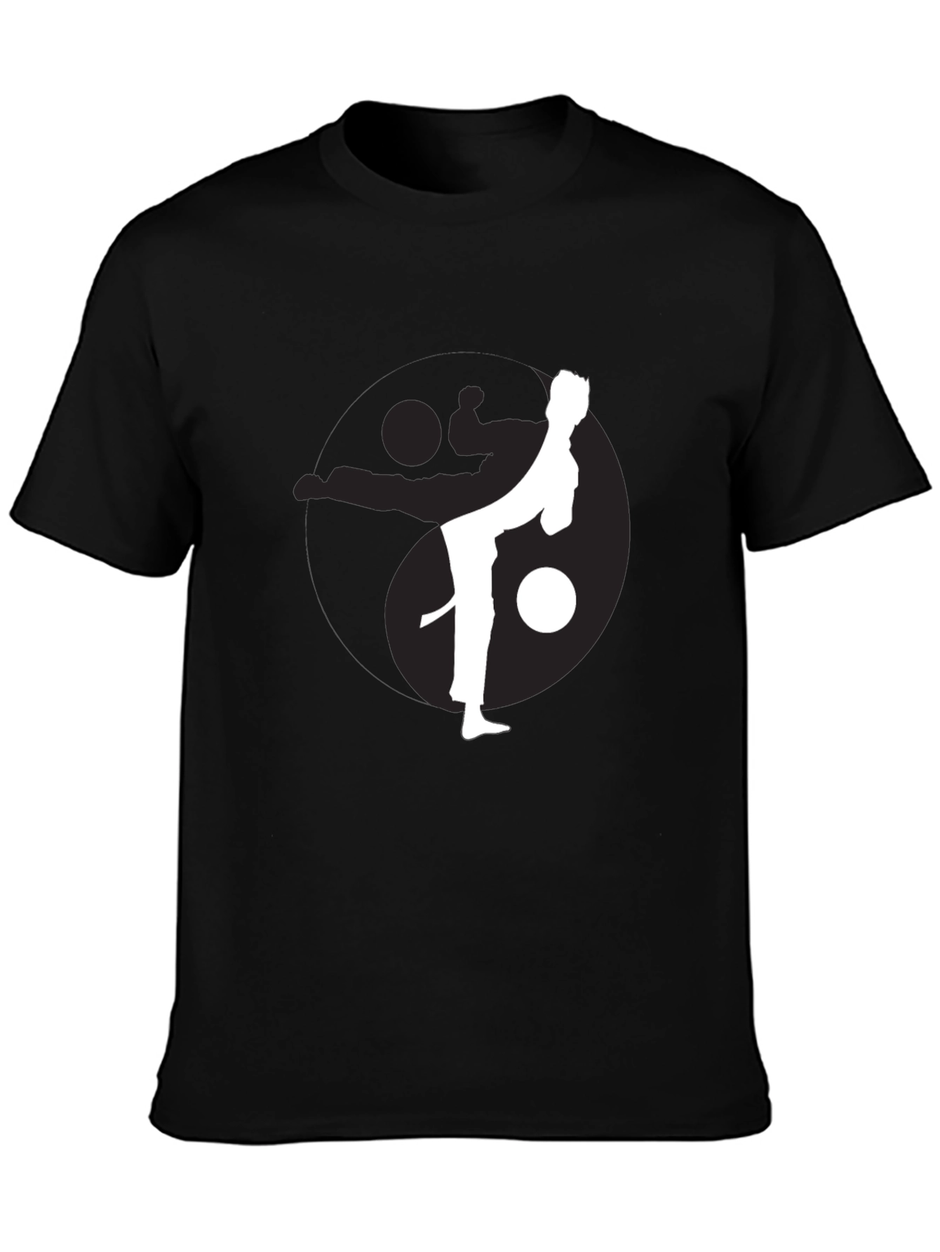 Martial Arts Yin Yang Graphic Tee