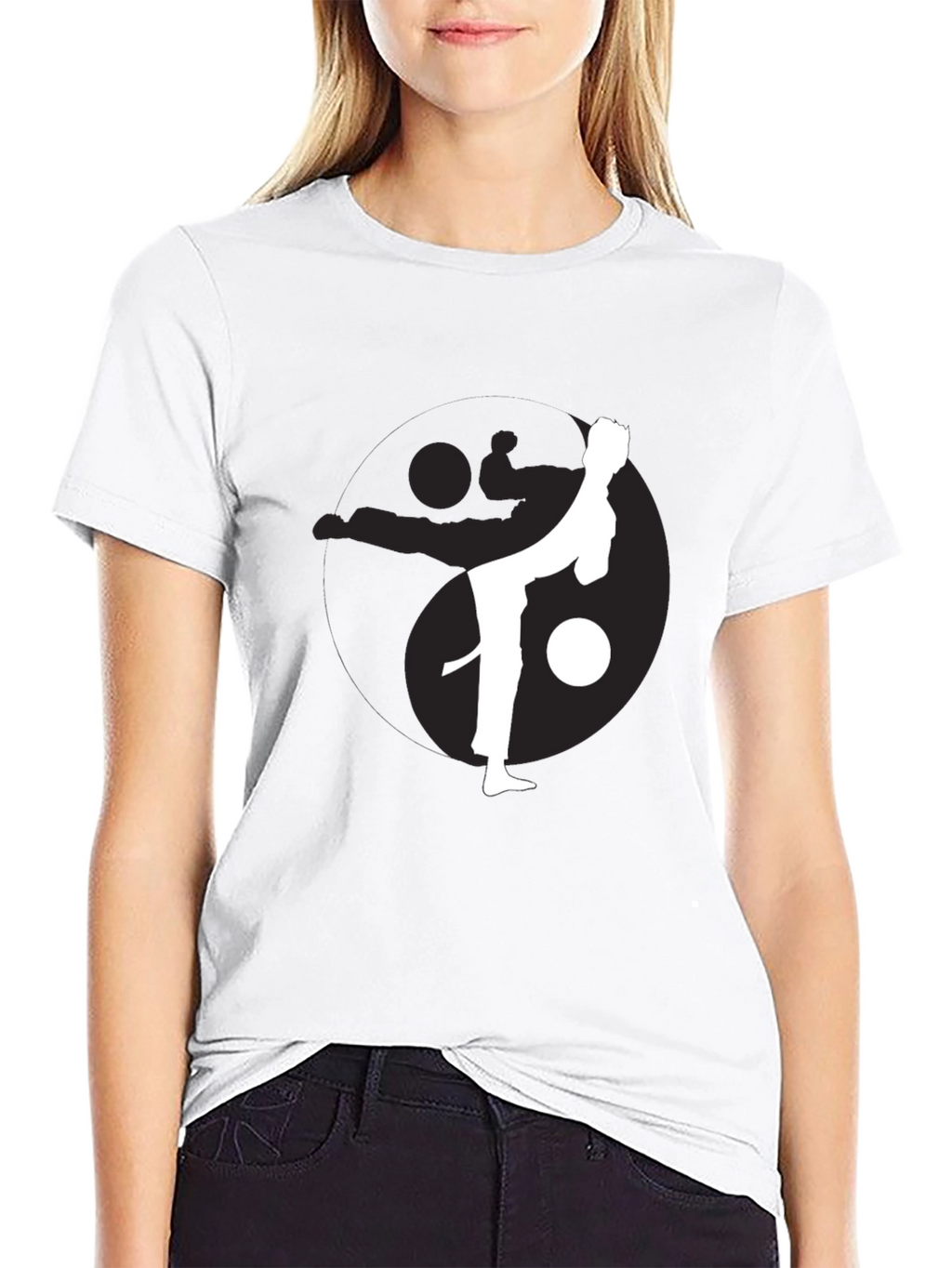 Martial Arts Yin Yang Graphic Tee