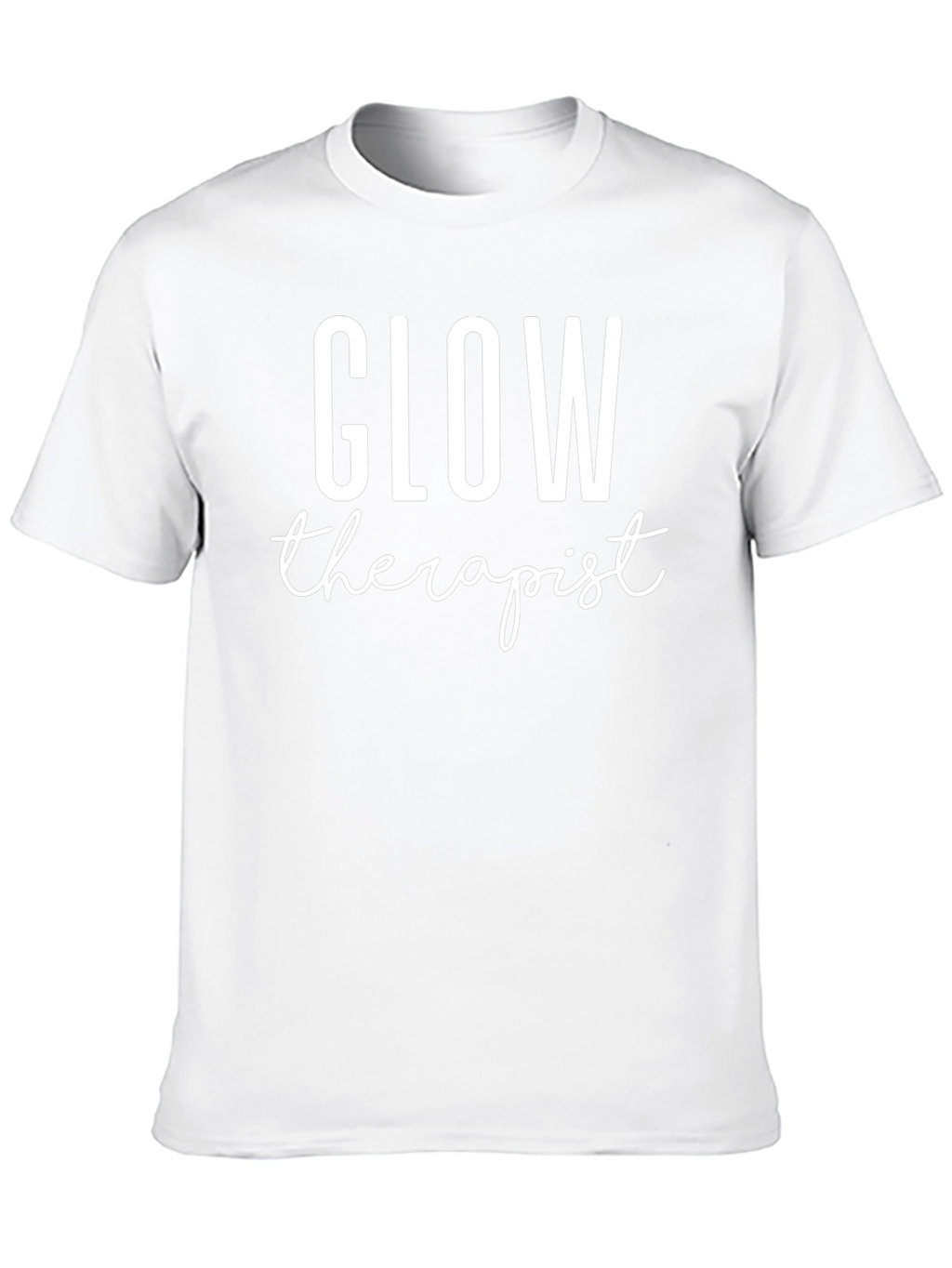 Glow Therapist Graphic T-Shirt - Unisex Black Tee