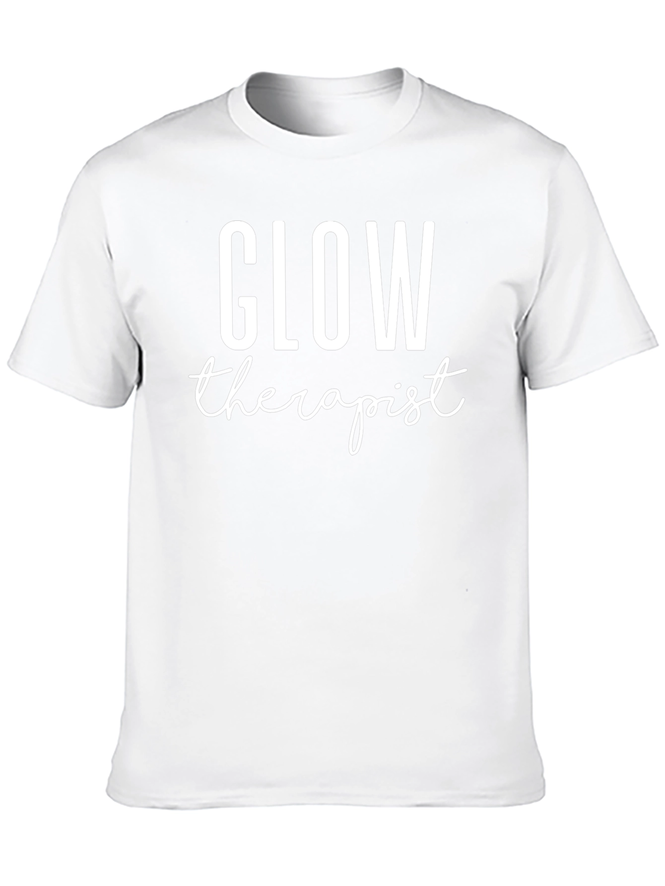 Glow Therapist Graphic T-Shirt - Unisex Black Tee
