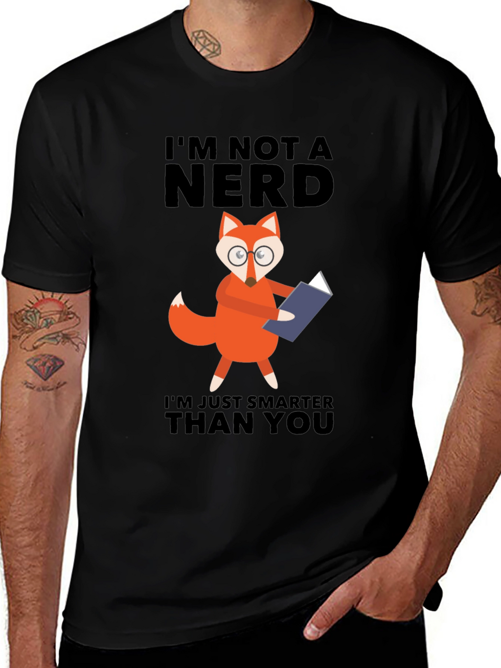 Im Not a Nerd Fox T-Shirt