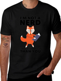 Im Not a Nerd Fox T-Shirt