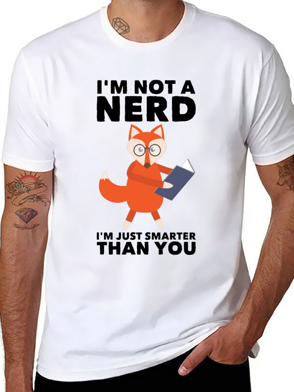 Im Not a Nerd Fox T-Shirt
