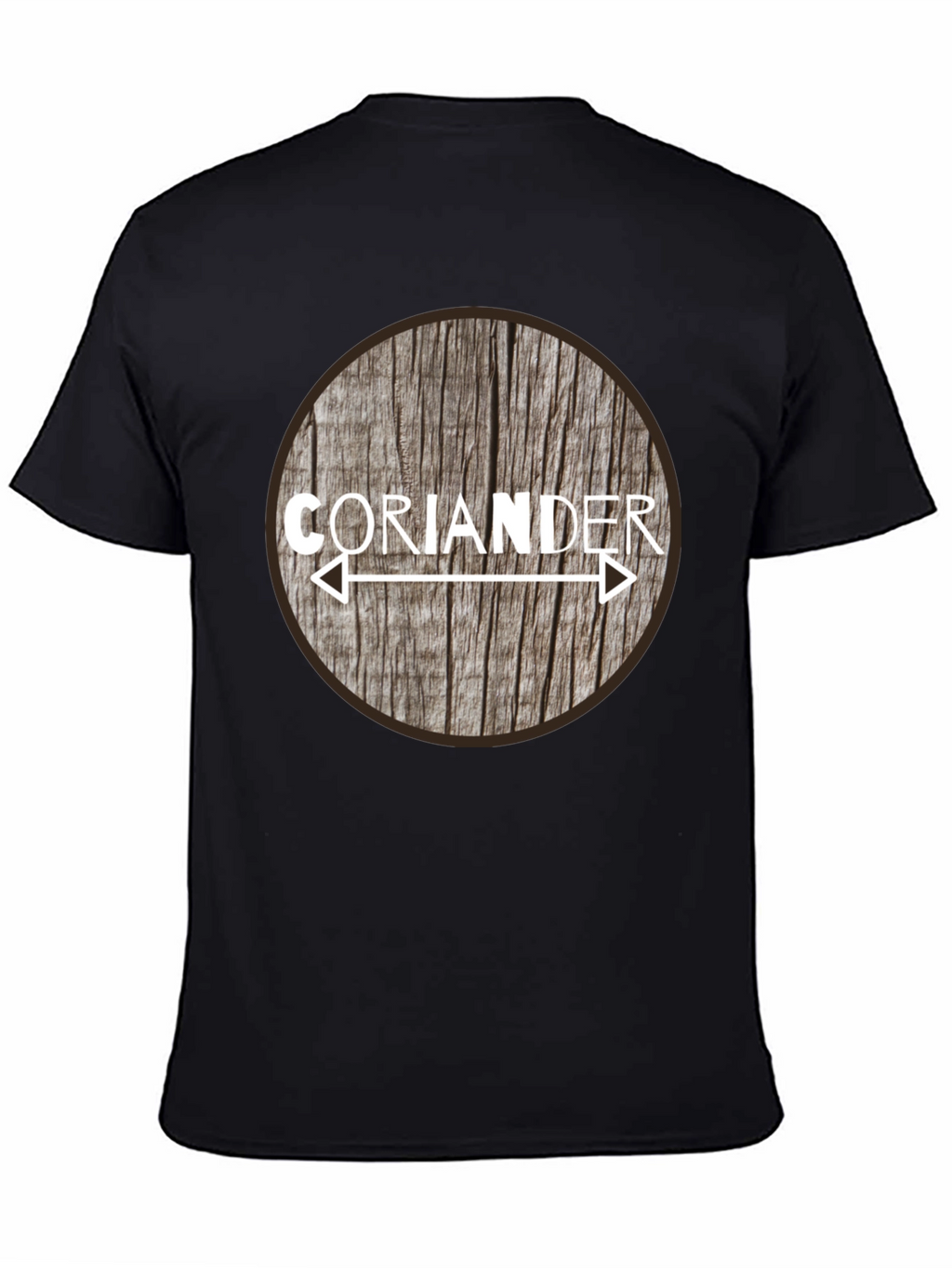 Coriander Arrow Woodgrain Graphic T-Shirt