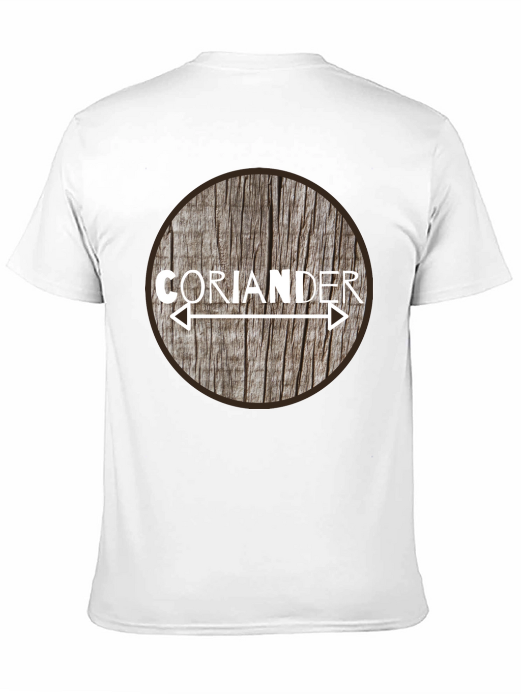 Coriander Arrow Woodgrain Graphic T-Shirt