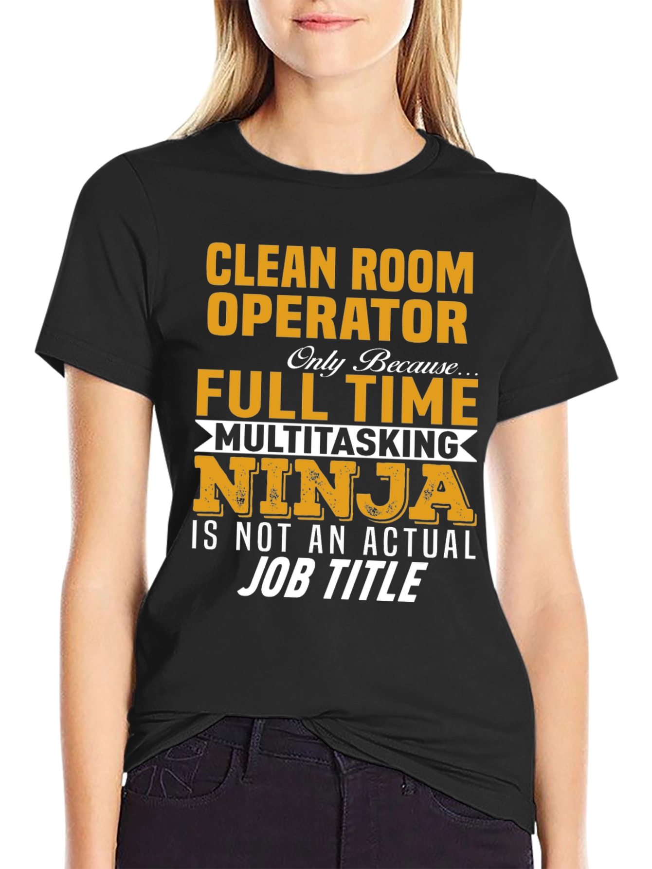 Clean Room Operator Full Time Ninja T-Shirt