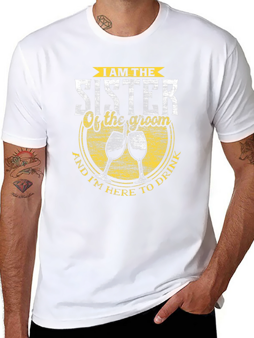 Sister of the Groom T-Shirt - Wedding Party Apparel