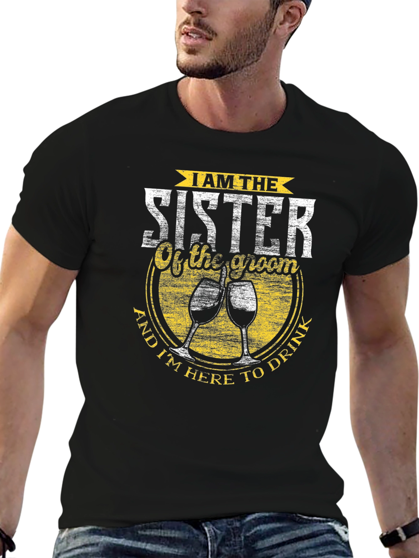 Sister of the Groom T-Shirt - Wedding Party Apparel