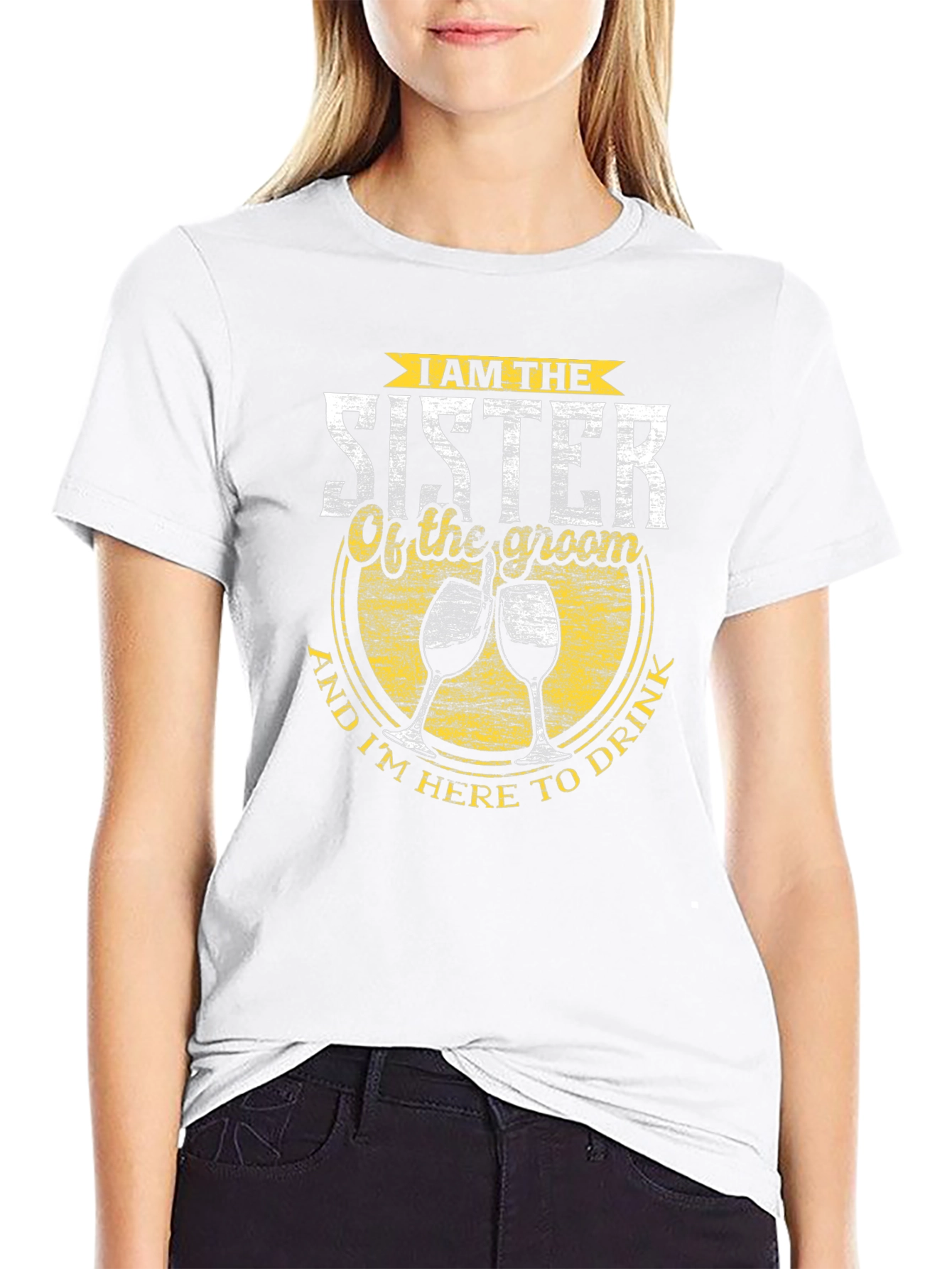 Sister of the Groom T-Shirt - Wedding Party Apparel