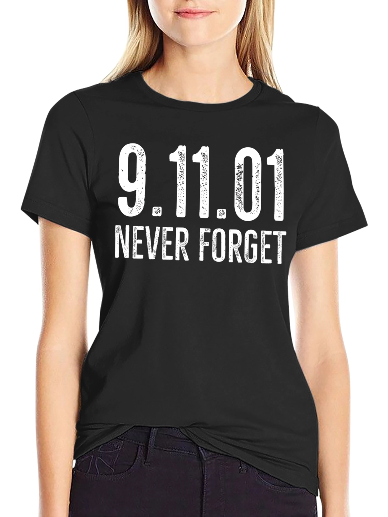 9.11.01 Never Forget T-Shirt - Memorial Tee