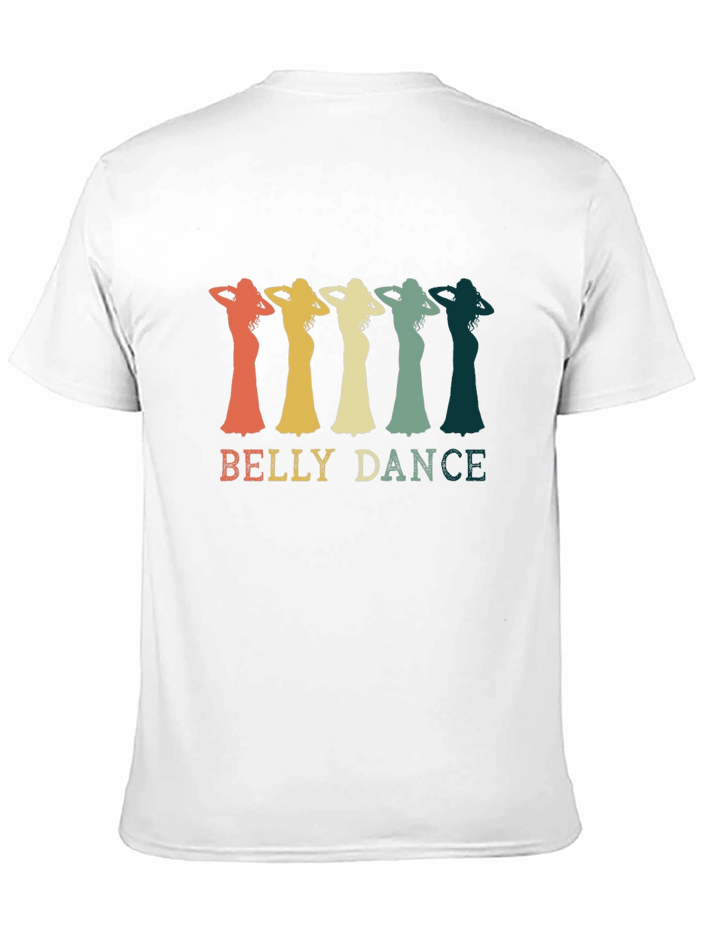 Retro Belly Dance T-Shirt - Black