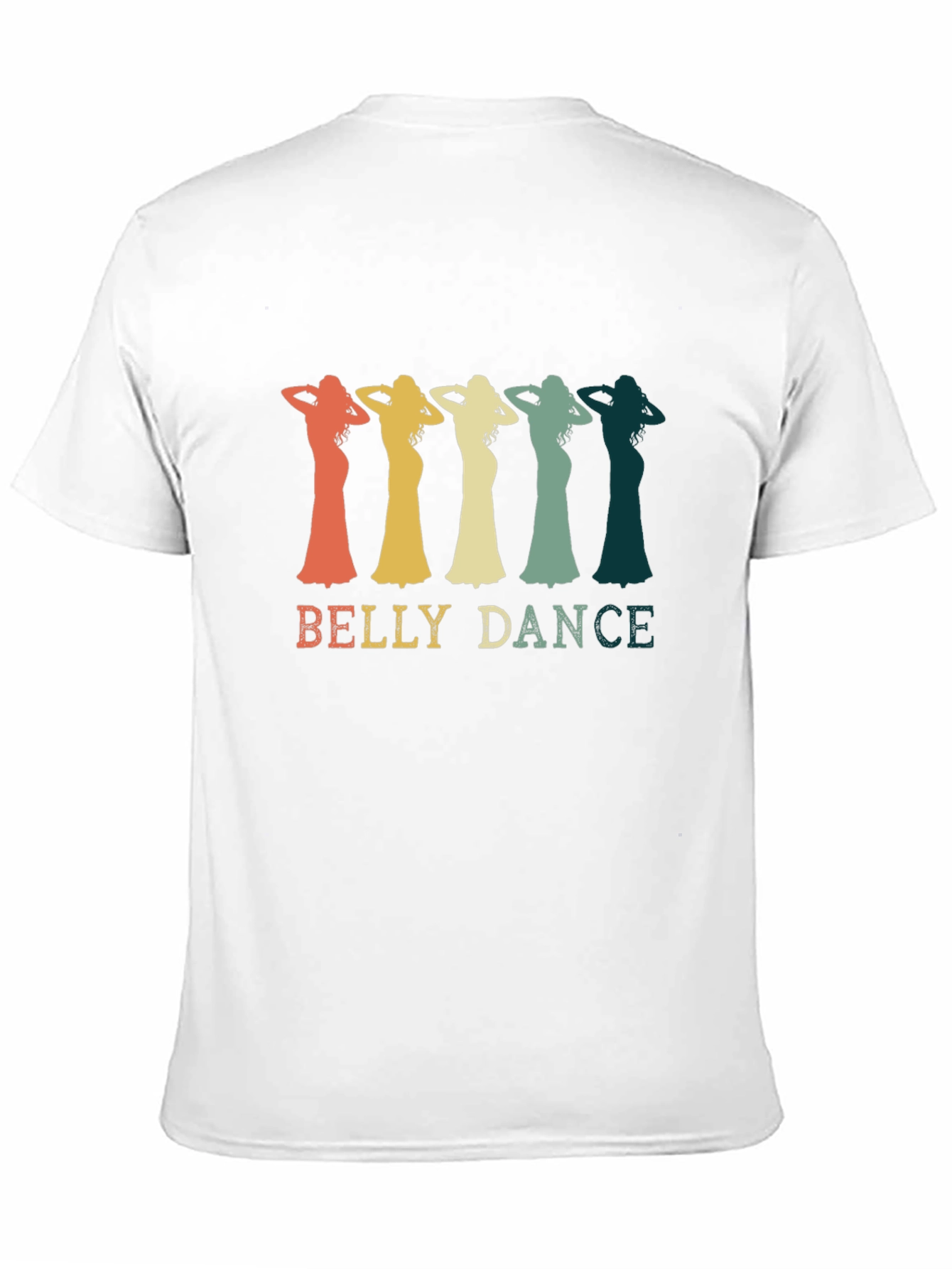 Retro Belly Dance T-Shirt - Black