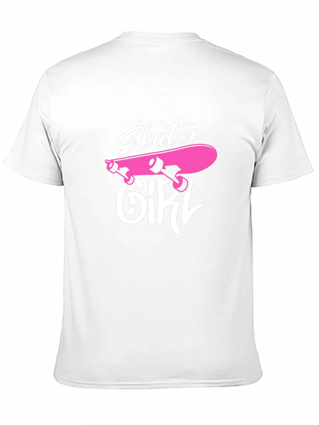 Skater Girl Graphic T-Shirt - Black Cotton Tee