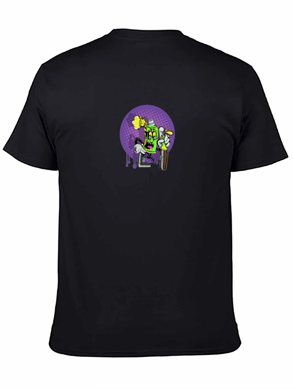 Cartoon Spray Paint Graphic Tee