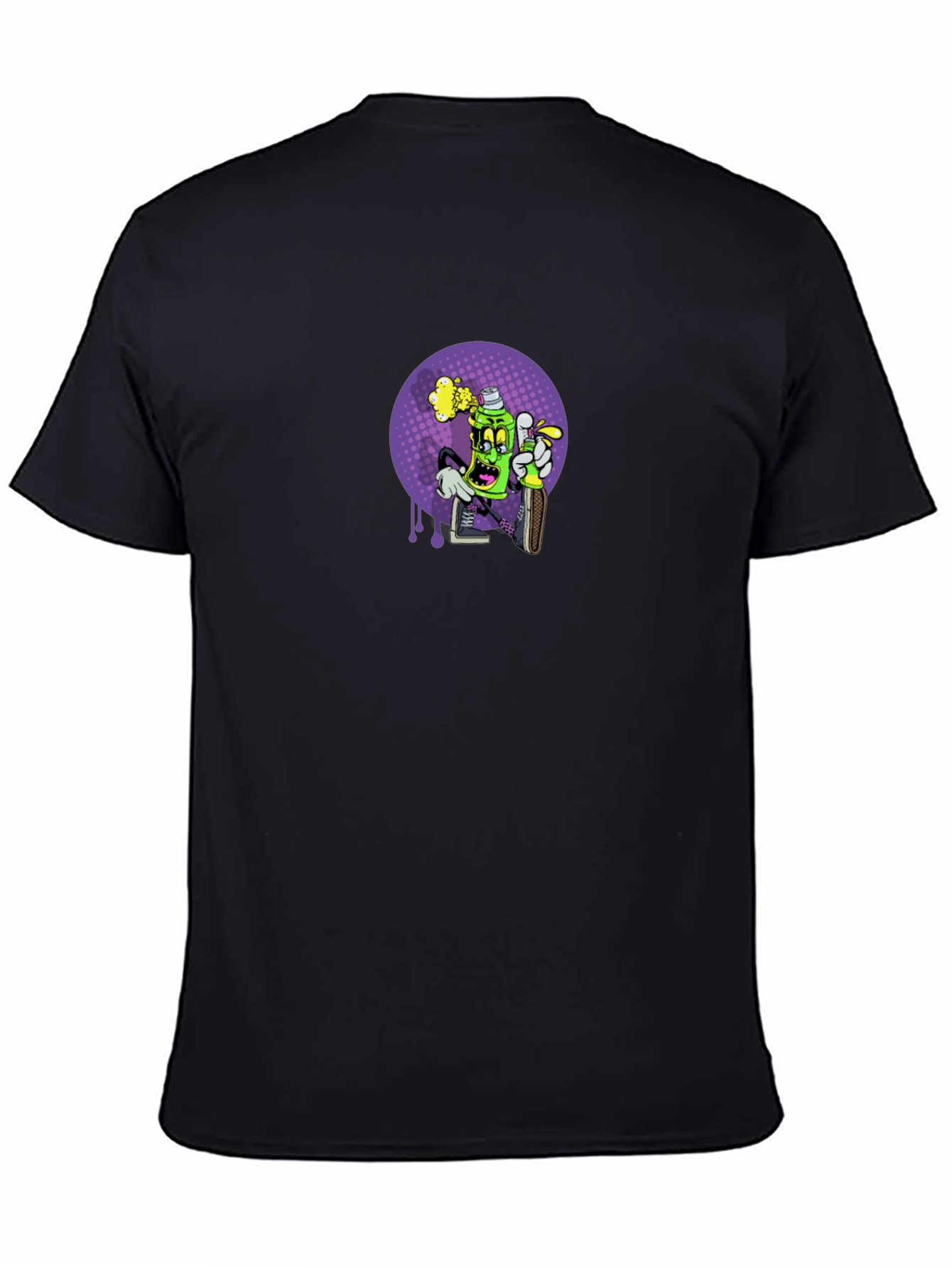 Cartoon Spray Paint Graphic Tee