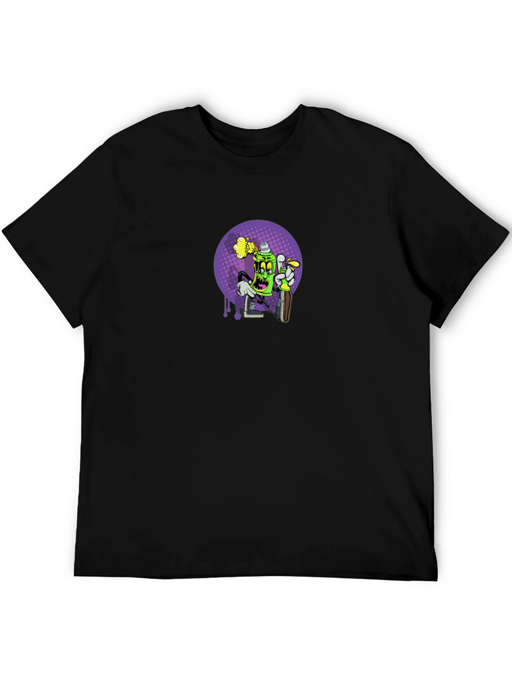 Cartoon Spray Paint Graphic Tee