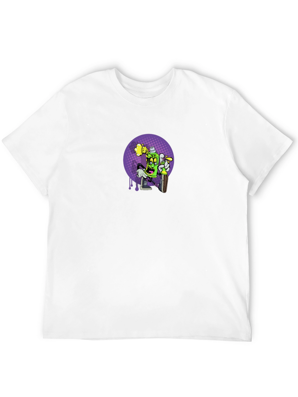 Cartoon Spray Paint Graphic Tee