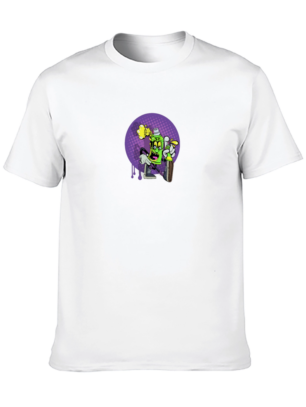 Cartoon Spray Paint Graphic Tee