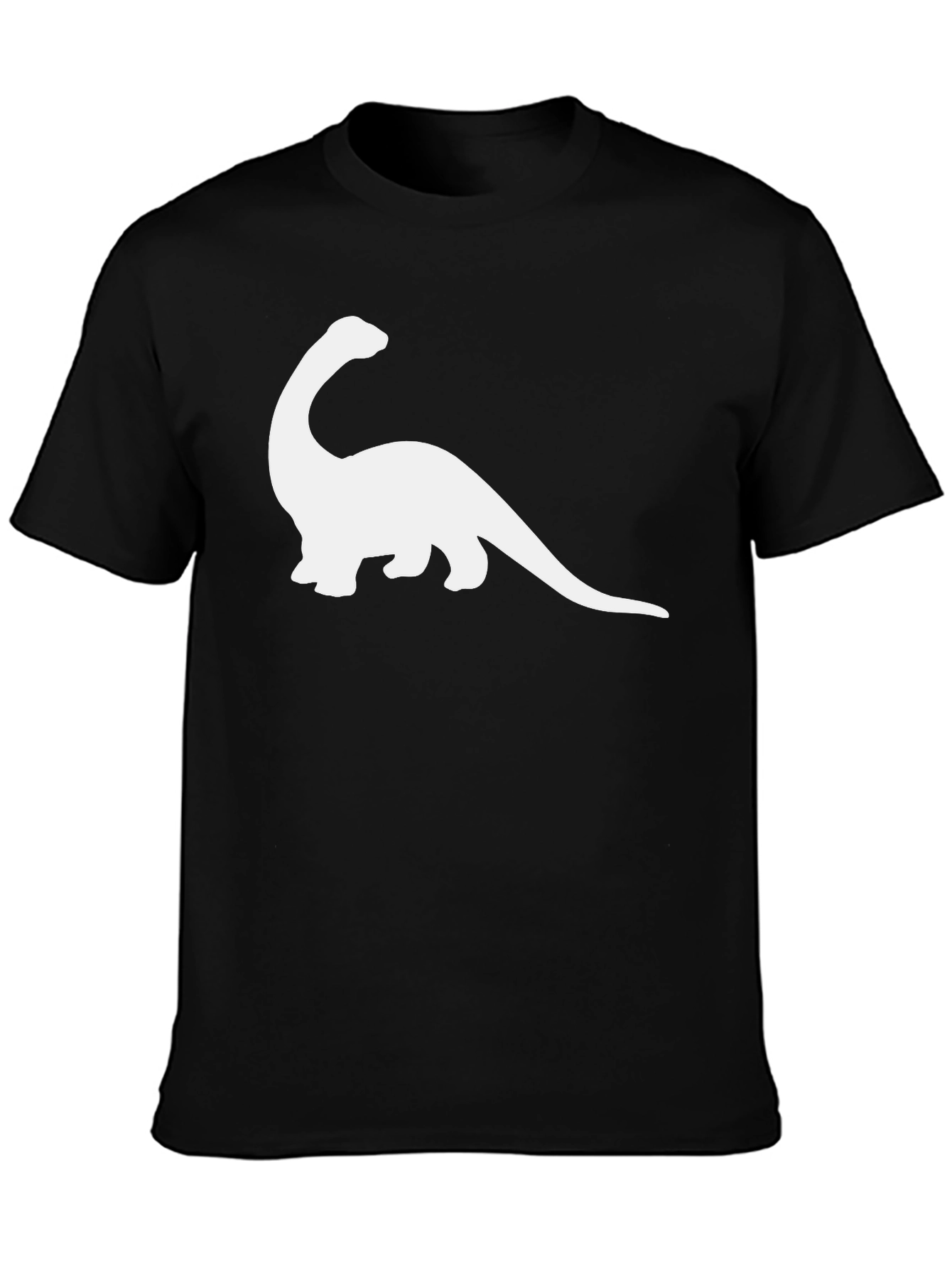 Dinosaur Graphic T-Shirt - Black Cotton Tee