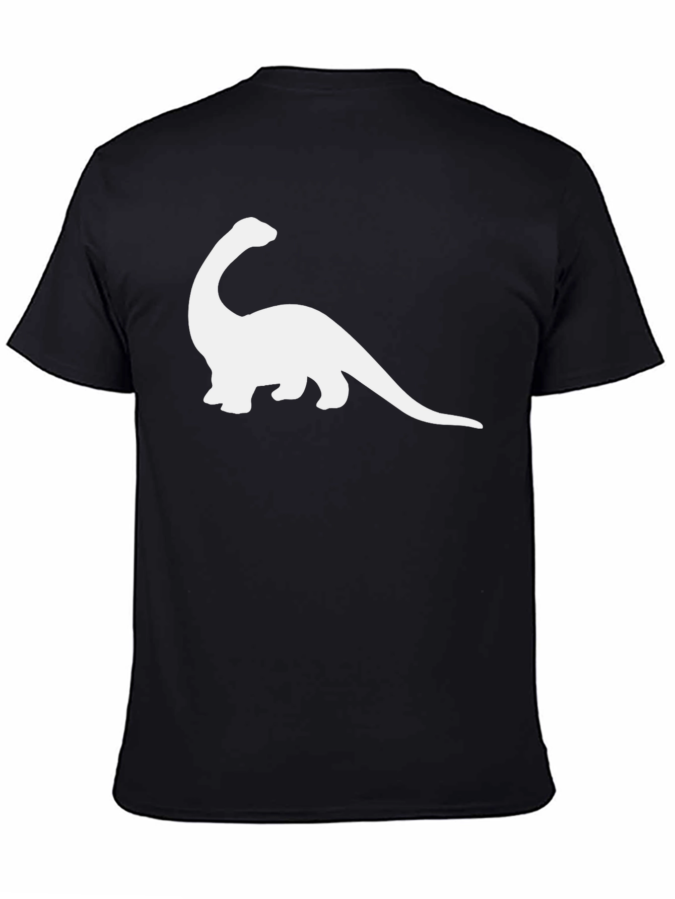 Dinosaur Graphic T-Shirt - Black Cotton Tee