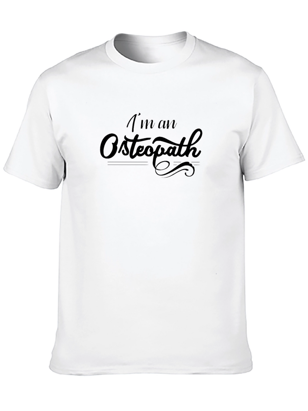 Im an Osteopath Black T-Shirt