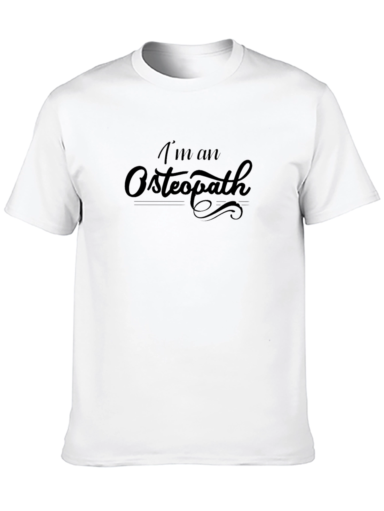 Im an Osteopath Black T-Shirt