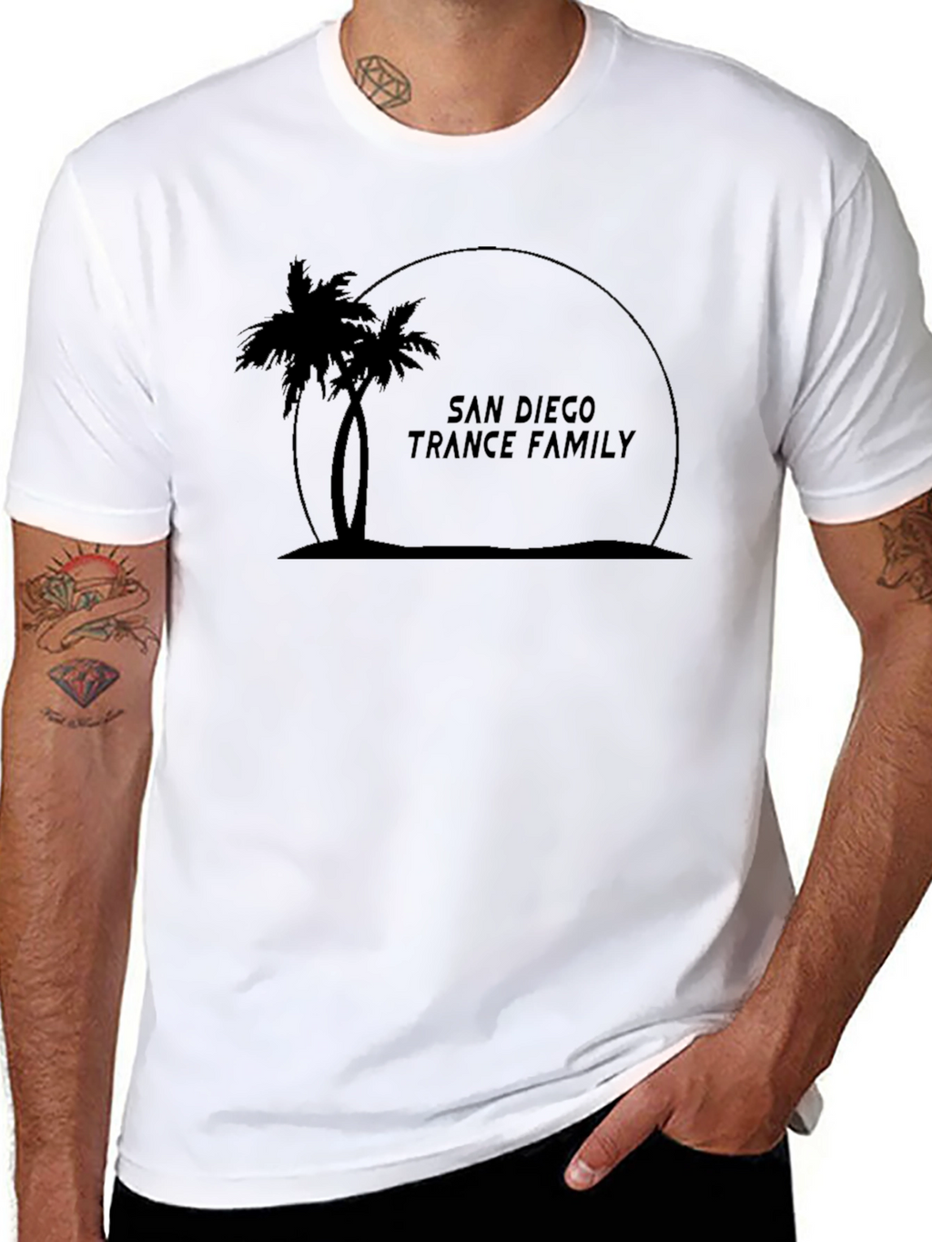 San Diego Trance Family Black T-Shirt