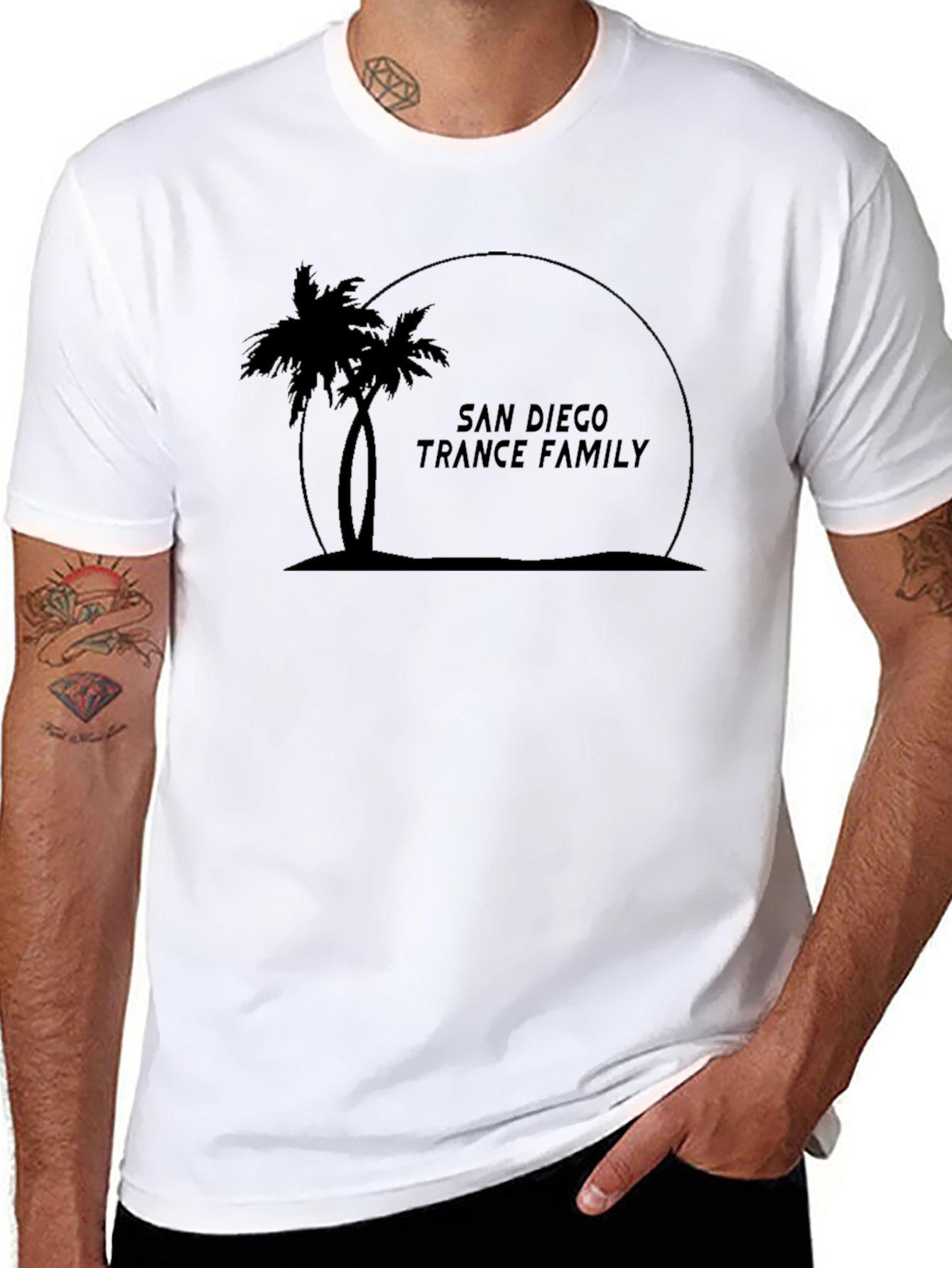 San Diego Trance Family Black T-Shirt