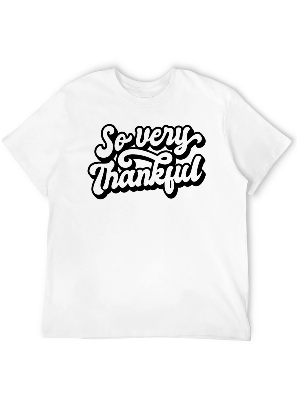 So Very Thankful Black T-Shirt